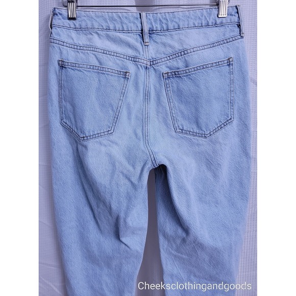Pacsun Mom Jean Distressed Light Wash Jeans Women's size 29 - Picture 7 of 12